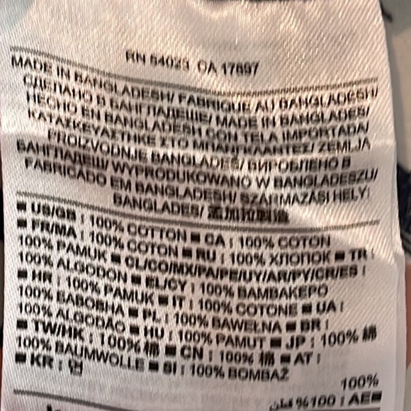 BANANA REPUBLIC SOFT WASH OXFORD WHITE/BLUE SIZE EXTRA SMALL - Picture 6 of 9